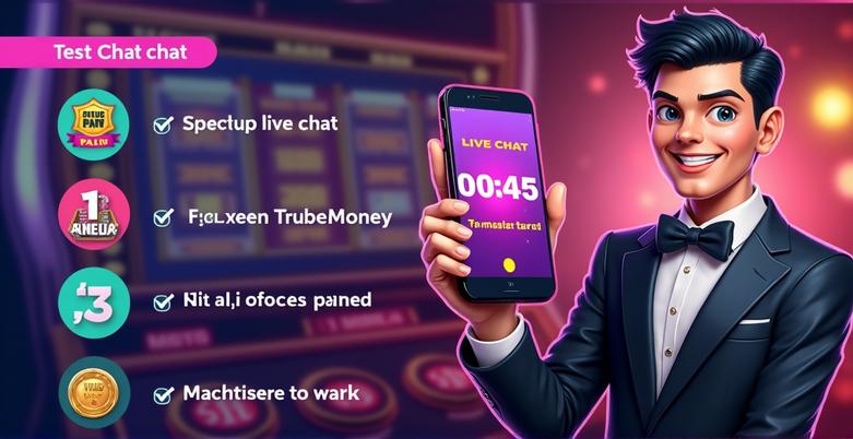 บริการแชทสดตอบไวเพื่อความช่วยเหลือในคาสิโนออนไลน์